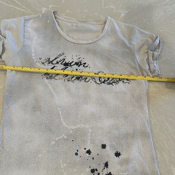 Silver Sparkle Calvin Klein Top Size Small - Picture 8 of 8